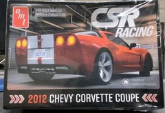 New AMT 1:25 Scale 2012 Chevy Corvette Coupe CSR Racing Model Kit AMT1551 Damage