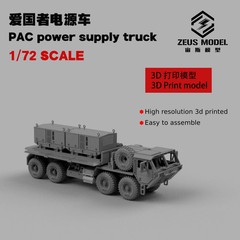 1/72/87/144 US Army Patriot Power Supply Vehicle Unpainted Model Kit 3D Printed
