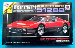NITTO KAGAKU FERRARI BERLINETTA BOXER 512 BB Plastic 1/24 Model Kit UNASSEMBLED