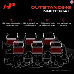 A-Premium Lower and Upper Engine Intake Manifold Gasket Set Compatible with