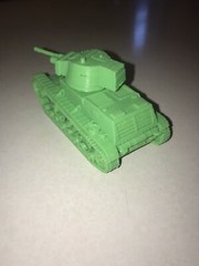 World War 2 Polish 7TP Tank suitable for Bolt Action 3 D print