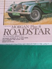 LS 1/16 Morgan Plus 8 ROADSTAR Motorized Plastic Model Kit Unopened Vintage