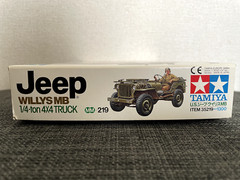 Tamiya 1/35 Military Miniature Series No.219 US Army U.S. Jeep Willis MB Japan