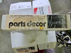 General Crafts Parts Decor Model Kit No 2907 Antique Planes 1973 VTG Sealed