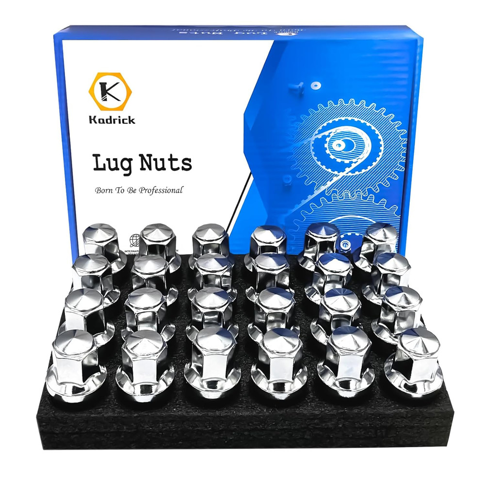 24Pcs M14X1.5 Lug Nuts Replacement for Ford Expedition/F-150 2015-2024, One-Piec