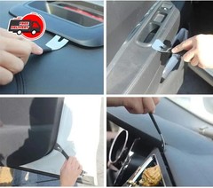 Car Trim Removal Tool Stainless Steel Pry Panel Clip Installer Kit Set