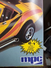 VINTAGE/NEW, MPC (1984) 1975 CORVETTE CONVERTIBLE, #6360-11EO, ERTL, USA