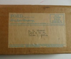 1960 FORD THUNDERBIRD T-BIRD PROMO PROMOTIONAL MODEL SILVER GRAY W/ BOX