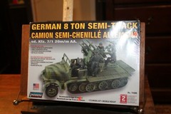Lindberg German 8 Ton Semi-Track Half Track 1/72 Scale Sealed in Box