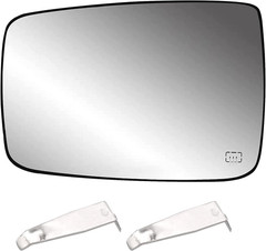 Driver Side Heated Mirror Glass Compatible with 2009-2018 Dodge Ram Pick-Up 1500