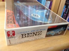 Bandai 1:32 Benz Wind Up Motor Vintage Model Car Kit 6208-120, Sealed
