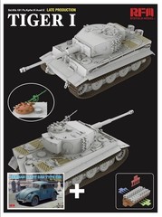Rye Field RM-1212 1/35 Sd.Kfz.181 Pz.Kpfw.VI Ausf.E Tiger I+RM-5023 Type 82E