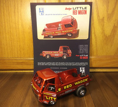 IMC DODGE LITTLE RED WAGON WHEELSTANDER KIT Dealer Sell Sheet Reprint.