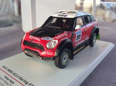 1/43 TSM Mini Countryman,Dakar Rally ,4WD, red/wh. Roof,no305, mint!!!
