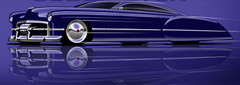 Cadillac Eldorado Classic1959Race Car Custom Built Concept Metal Model Chopped