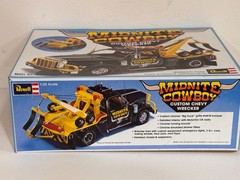 Vintage Revell H-1383 Midnite Cowboy Custom Chevy Wrecker Truck Built 70s in Box