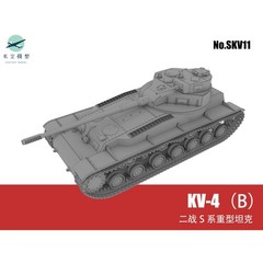 3d Printed 1/35/72 Soviet Union KV-4 Heavy Tank Unpainted Kit