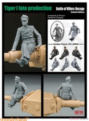 Rye Field 5101 1/35 TIGER I Late Battle of Villers-Bocage Zimmerit & Panzer Ace