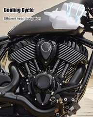 Motorcycle Coolant Reservoir Tank Replace 43078-0553 Fit for Kawasaki Ninja 650