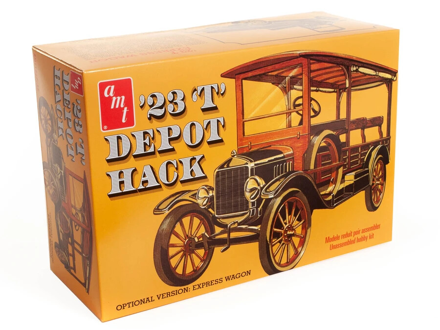 1:25 AMT 1923 “T” Depot Hack Plastic Model Kit *NEW SEALED*