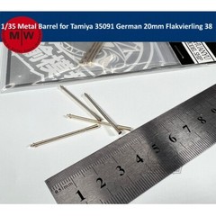 1/35 Scale Metal Barrel for Tamiya 35091 German 20mm Flakvierling 38 Model Kit