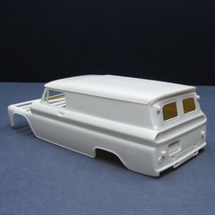 Jimmy Flintstone 1966 Chevy Suburban Delivery Truck Chopped Top 1:25 scale NB323