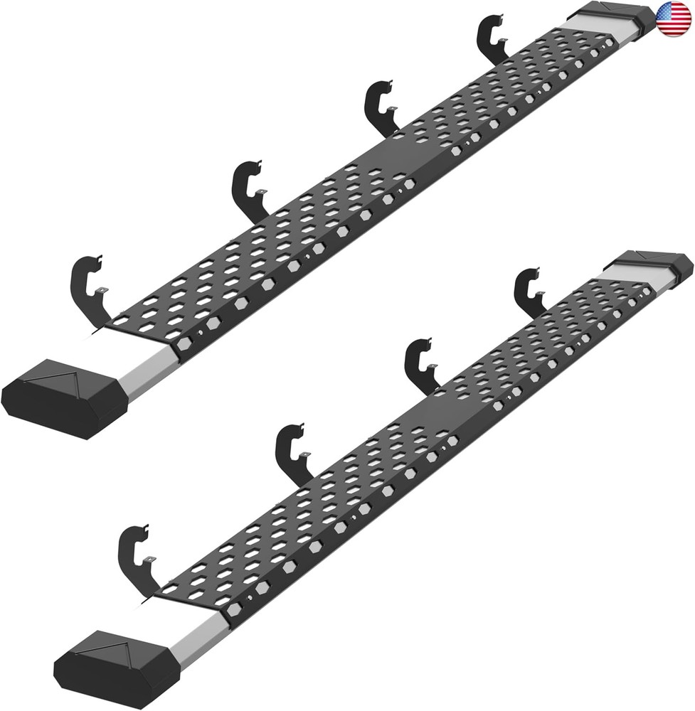 6 inches Running Boards Side Step Compatible for 19-24 Chevy Silverado/GMC
