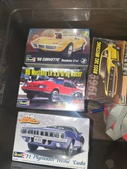 model car kits – variety of 4 different car models