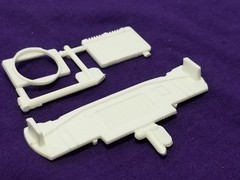 1969 Dodge Super Bee RADIATOR , SHROUD , CRADLE — Monogram Revell 1:24 Model 69