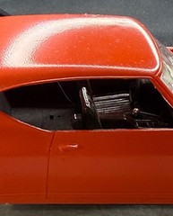 Vintage 1969 Chevy Chevelle SS 396 Built Model Partial Paint Extra Parts Box