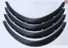 4Pcs 3.1″/80mm Universal Car Wheel Fender Flares Durable Polyurethane Extra