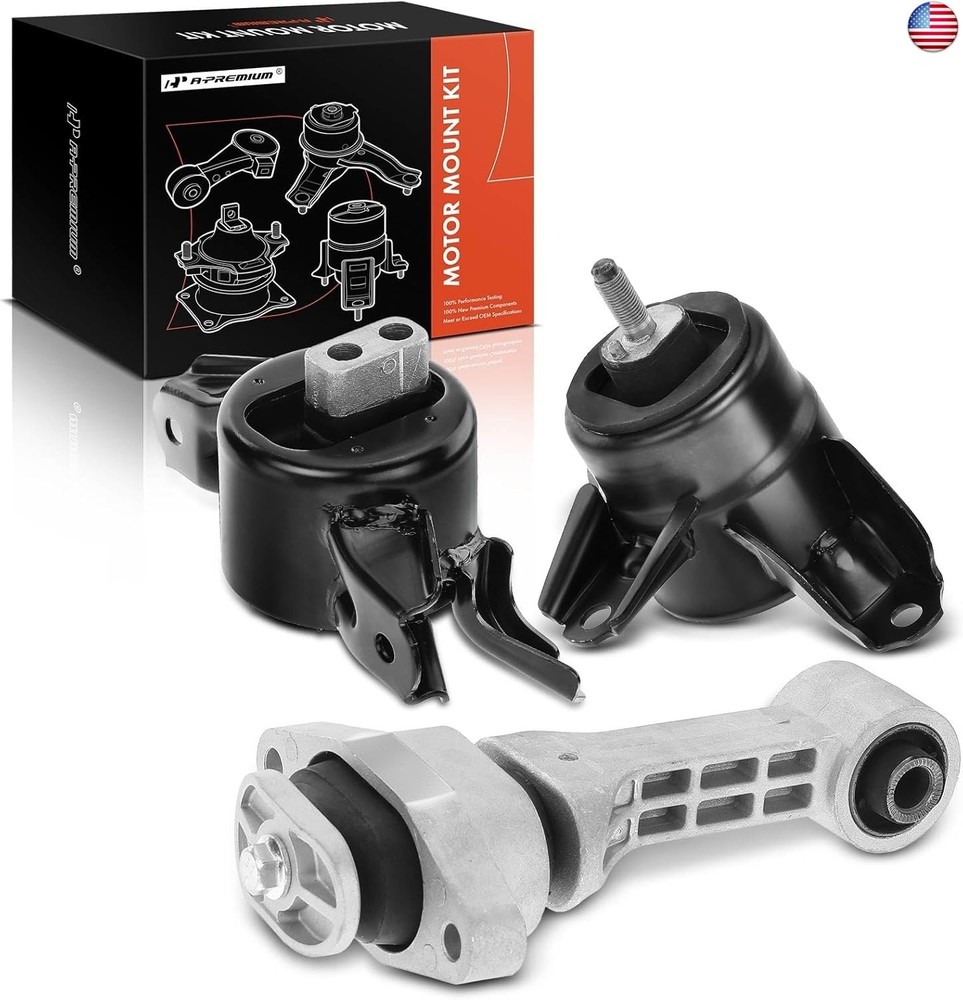 A-Premium 3PCS Engine Motor and Transmission Mount Set Compatible with Hyundai