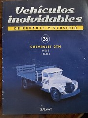 UNUSED CHEVROLET 2 TN IVESS 1946 SCALE DIECAST MODEL 1:43 BROCHURE & BUBBLE