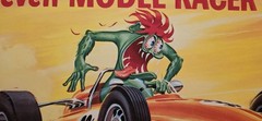 Ed “Big Daddy” Roth Mr. Gasser and Rat Fink Slot Car Box Art Posters set 16×24