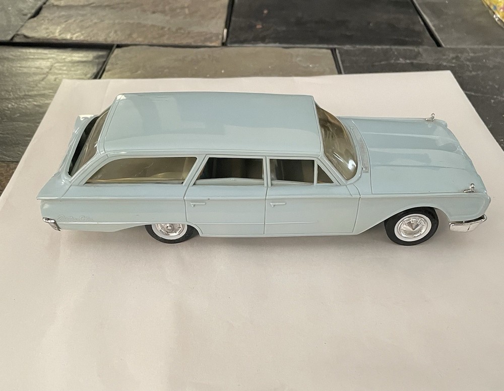 1960s Ford Countryside Sedan Light Blue Dealer Promo Toy Car By Hubley