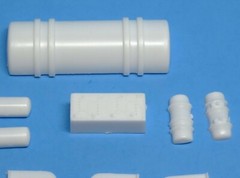 AMT 1/25 Tyrone Malone Custom Drag Frame Components – Tanks, Battery & Box 1/25