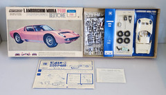 Peerless Otaki Lamborghini Miura P400 Bertone 1/16 Plastic Model Kit 1602 Japan