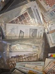 Lot Of Various Model Making Equipment Including Light W/ Magnifying Glass, Etc.