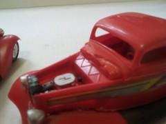 Vintage Ford coupe junk parts built model cars(please read)