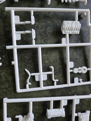 Revell 1/24 L.A.P.D. Camaro model Engine Parts V98E