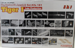 Dragon 6406 1/35 TIGER I Late Prod. w/ Tamiya, Voyager, Fruil & R.B. Detail Sets