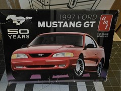 AMT 1997 Ford Mustang GT 50 Years 1/25 Scale Plastic Model By Round2 AMT864/12