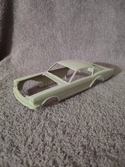 Vintage 1966 Shelby Mustang GT350H 1:25 Model Car Body