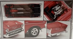 Monogram ‘57 Chevy Bel Air Model Kit 1:24 2 Door Hardtop Classic Cruiser 10871