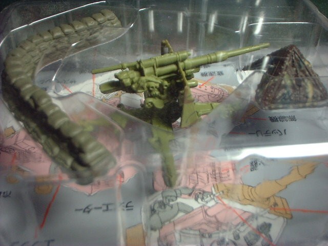 1/144 World Tank Museum Series 1 #09 88mm Gun European No box, Takara +
