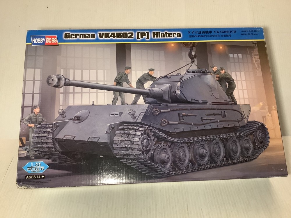 HobbyBoss 1/35th Scale German VK4502 [P] Hintern Model Kit # 82445 OPEX BOX