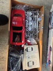 Monogram 1:12 1967 Corvette 427 Coupe Plastic Model Kit + 1:24 1953 Bonus