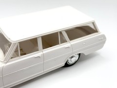 VINTAGE 1963 CHEVROLET NOVA SS STATION WAGON WHITE PROMO STYLE MODEL KIT PARTS!!