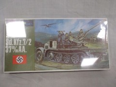 Hasegawa #718 Half Track Sd. Kfz. 7/2 37 m/m AA. Model Kit (Sealed)