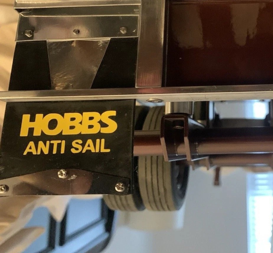 “HOBBS ANTI SAIL” TAMIYA 1/14 SCALE MUD FLAP VINYL DIE CUT DECALS 1:14